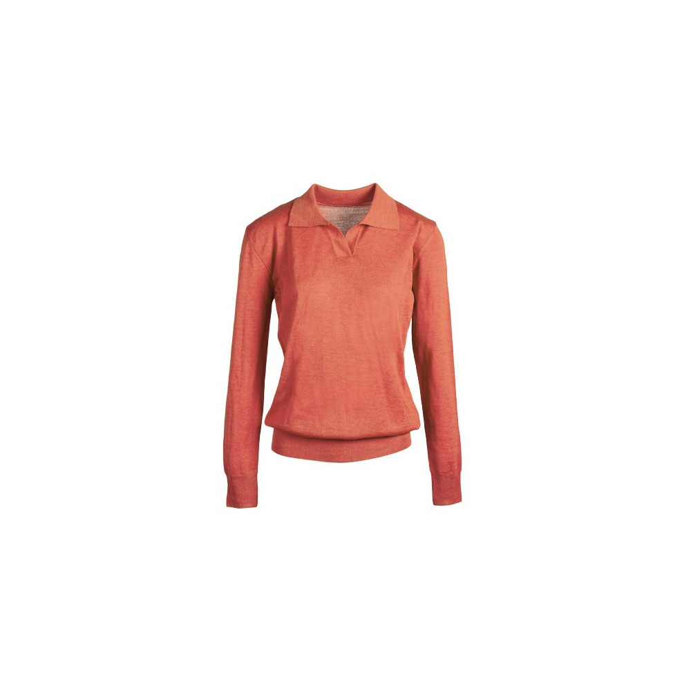 Pull-polo Mérinos