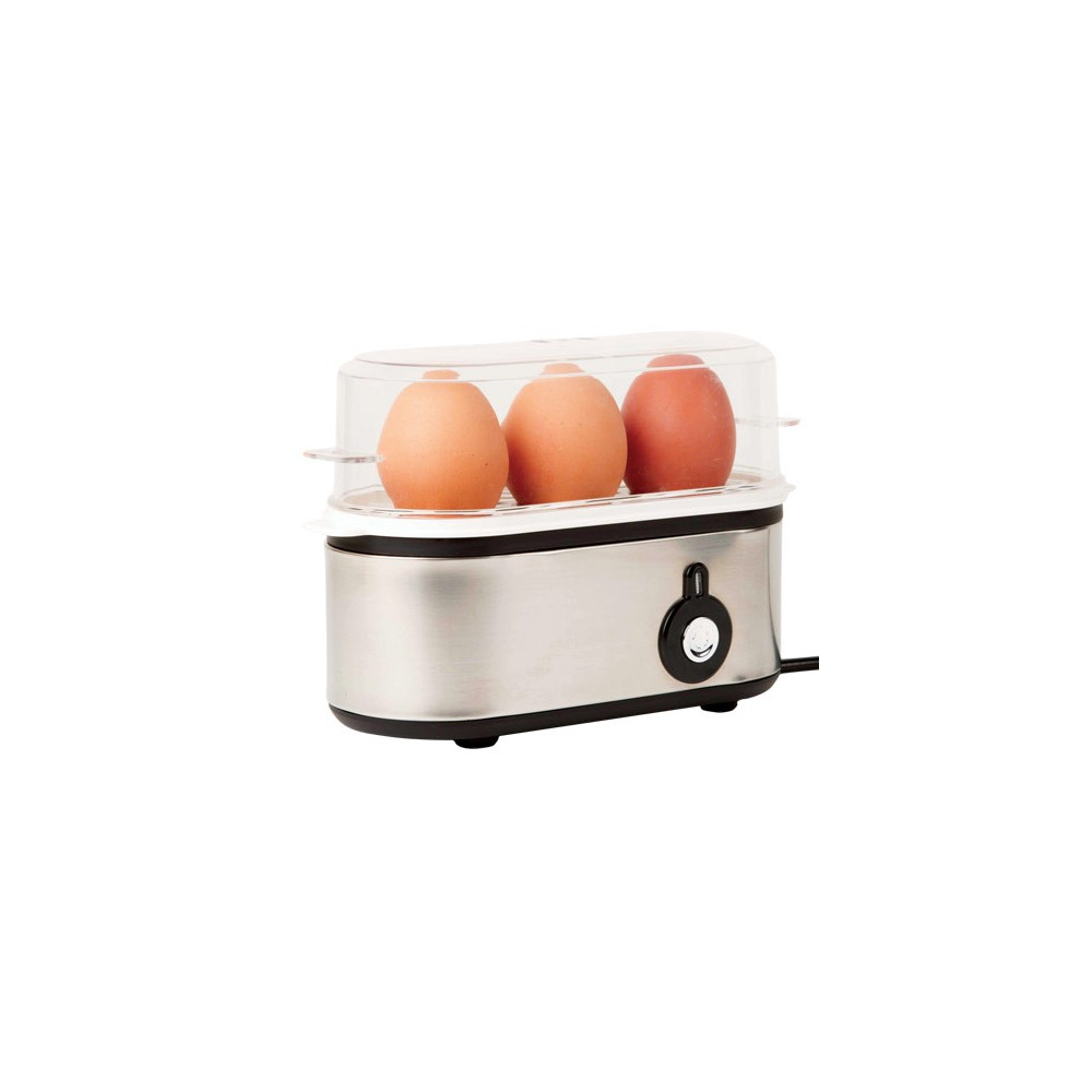 LA FEMME MODERNE FISHTEC&reg; Cuiseur &agrave; &OElig;ufs Electrique - 3 oeufs - Simple d'utilisation - 210 W