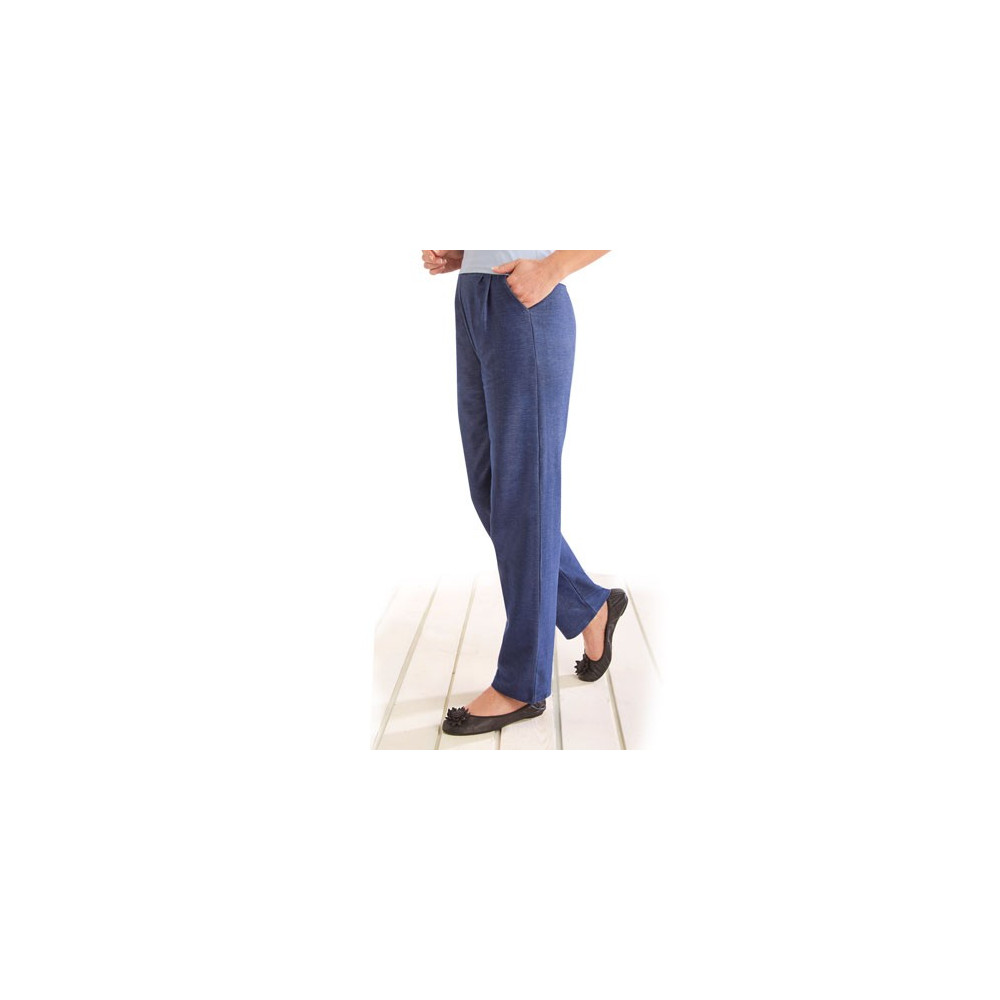 Image de Pantalon maille "denim"