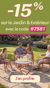 -15% sur le jardin