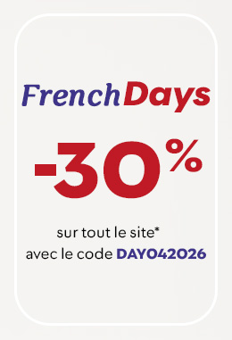 French Days -30% avec le code DAY042026
