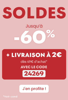 Soldes Livraison à 2€ dès 49€ d'achat 
