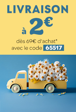 Livraison 2€ dès 69€