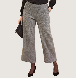Pantalon maille caviar