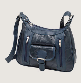 Sac cuir patchwork